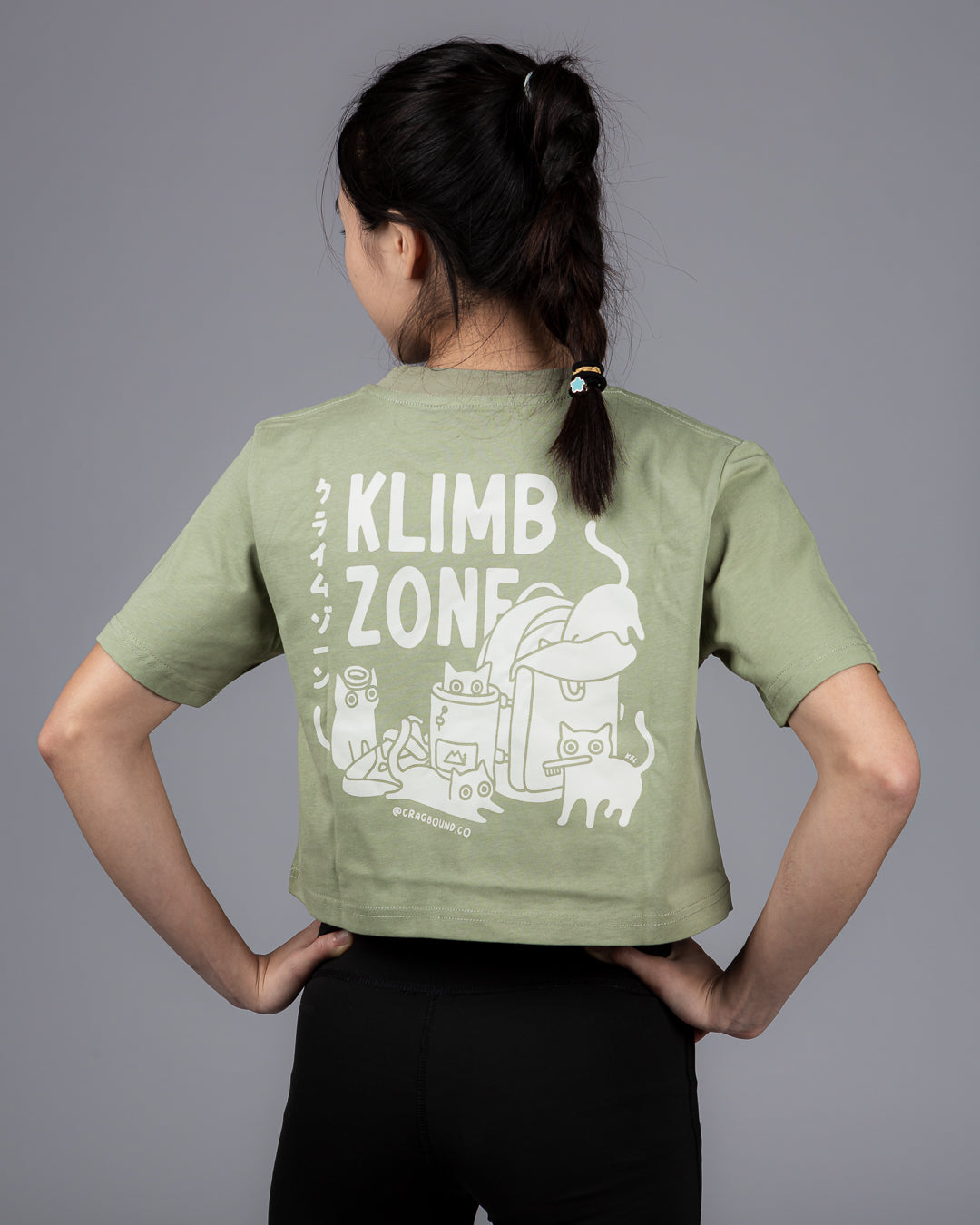 Klimbzone x CragBound Cropped Top