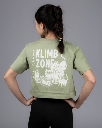 Klimbzone x CragBound Cropped Top
