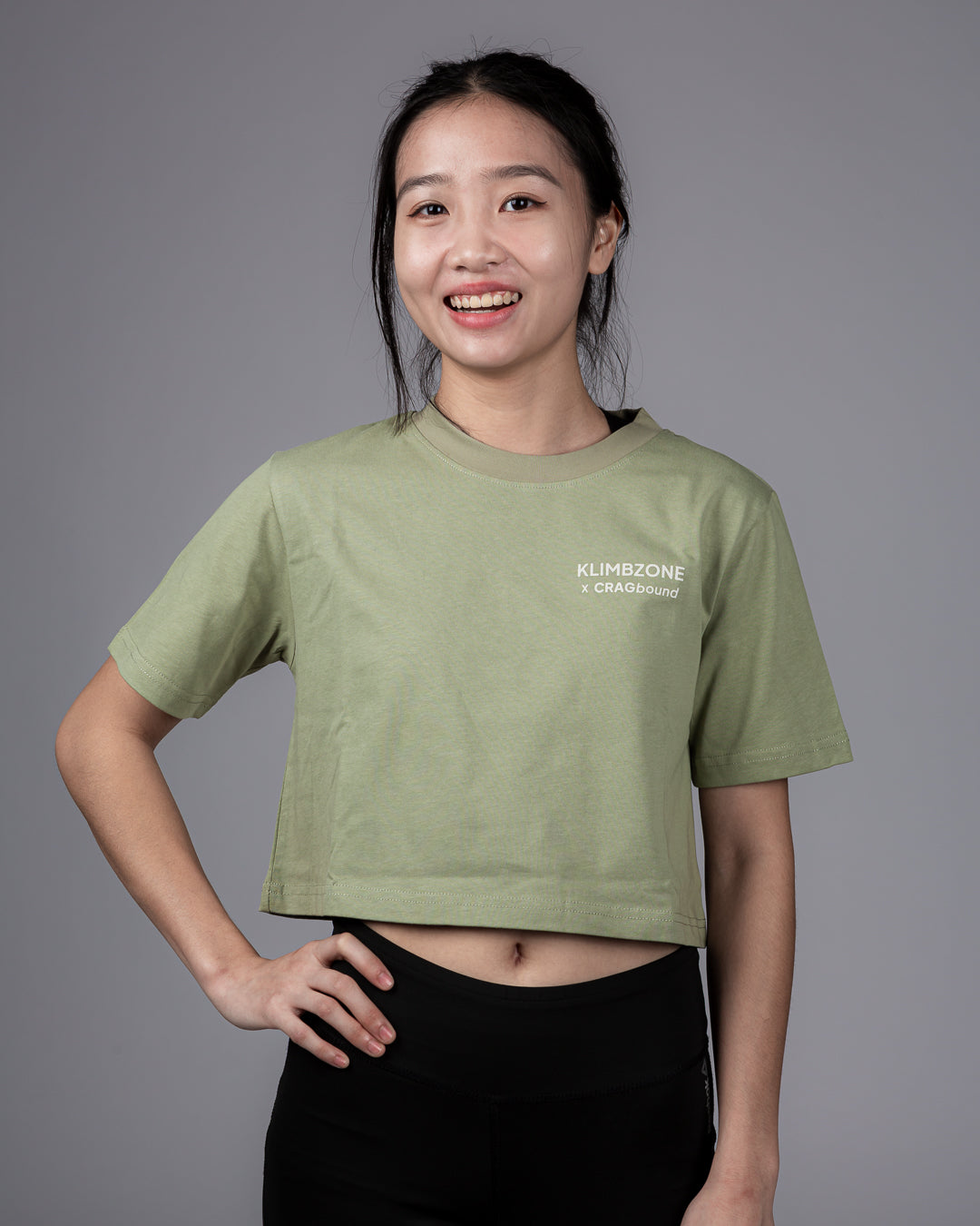 Klimbzone x CragBound Cropped Top