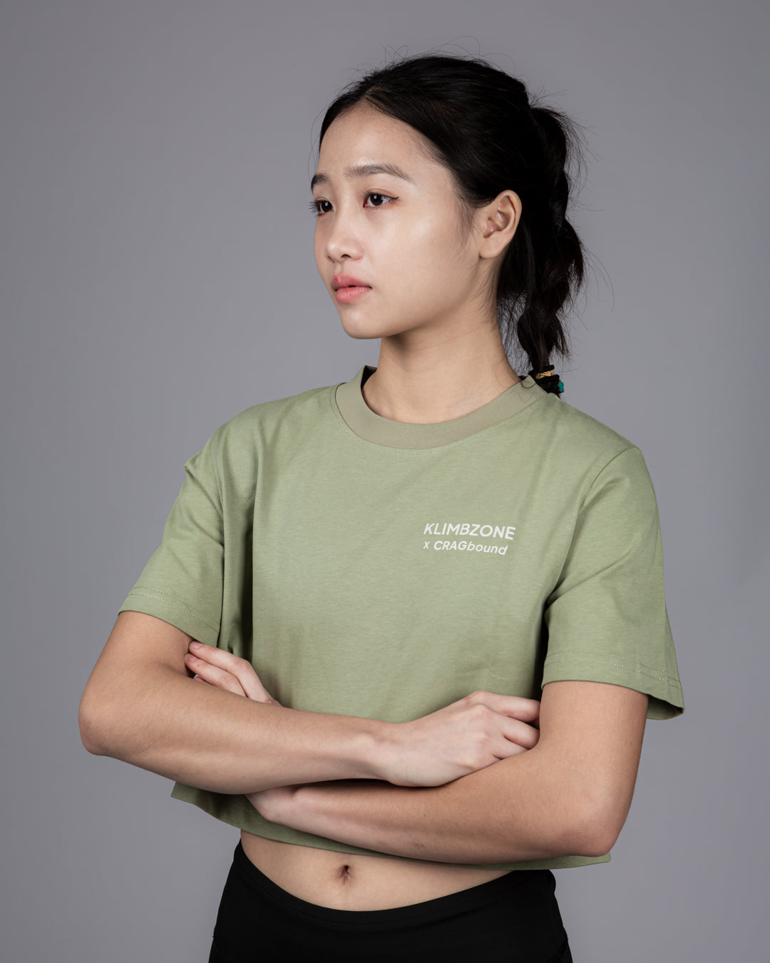 Klimbzone x CragBound Cropped Top